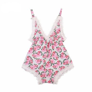 Lovely Floral Summer Romper