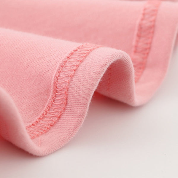 Candy Color Cotton Baby Girl Long Sleeve Dress