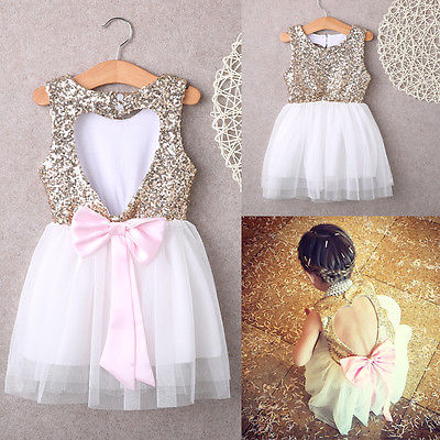 Sexy Back Heart & Bow Tutu Party Dress